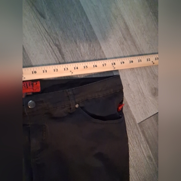 Tripp NYC Y2K Low-Rise Black T-Back Skinny Jeans, size 20R - Picture 13 of 13